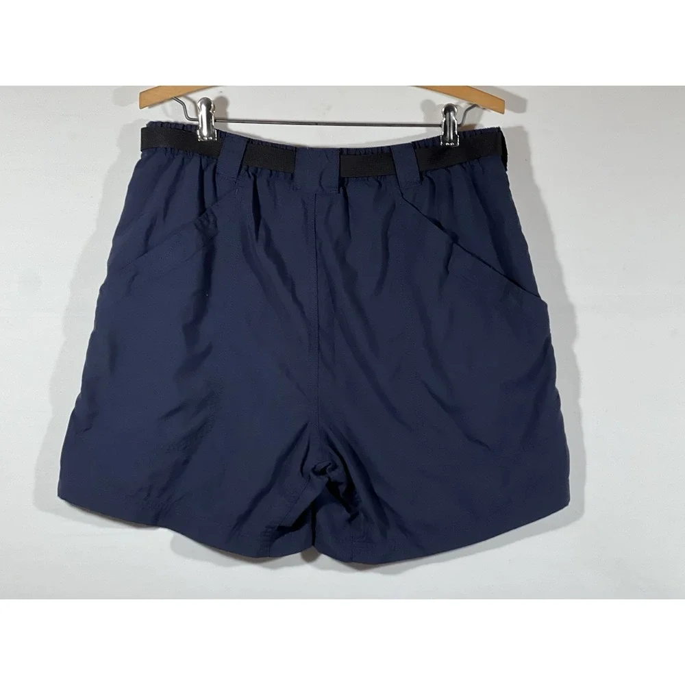 LL Bean Shorts Mens 34 Blue Belted Outdoor Gorpcore Utility Casual Style